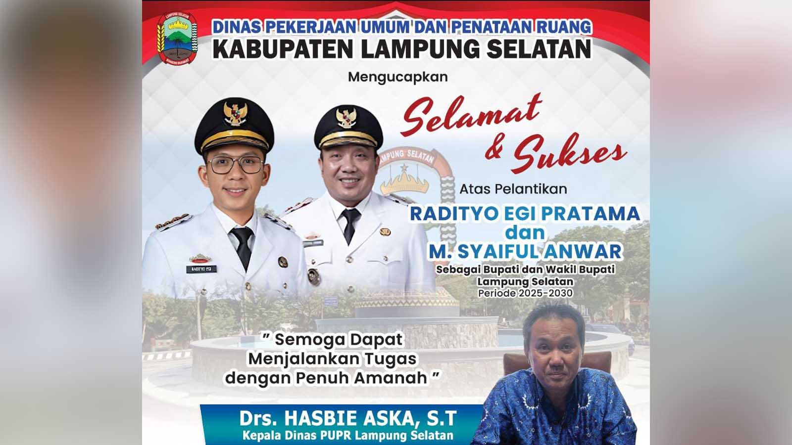 Bupati Baru Radityo Egi Pratama