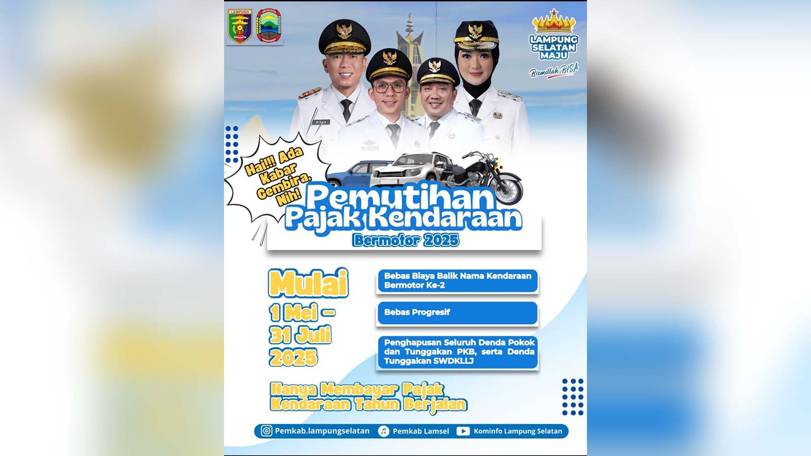 Pemutihan Pajak Kendaraan Bermotor Tahun 2025